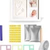 Baby Fotolijst - Gipsafdruk Baby - Klei Afdruk Baby Voet En Hand - Kraamcadeau Jongen Of Meisje - Babyshower - Kraampakket/Geboorte Cadeau