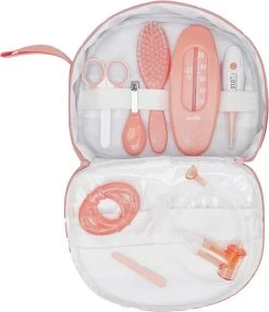 Babymoov 9-delige Babyverzorgingsset Aqua Perzikkleur En Grijs -Babyspeelgoed Winkel 1036x1200 2