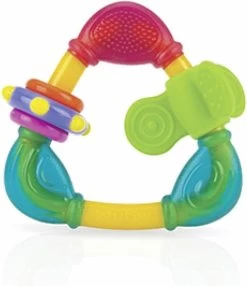 Nuby - Bijtspeelgoed - Bijtdriehoek - 3m+ -Babyspeelgoed Winkel 1037x1200