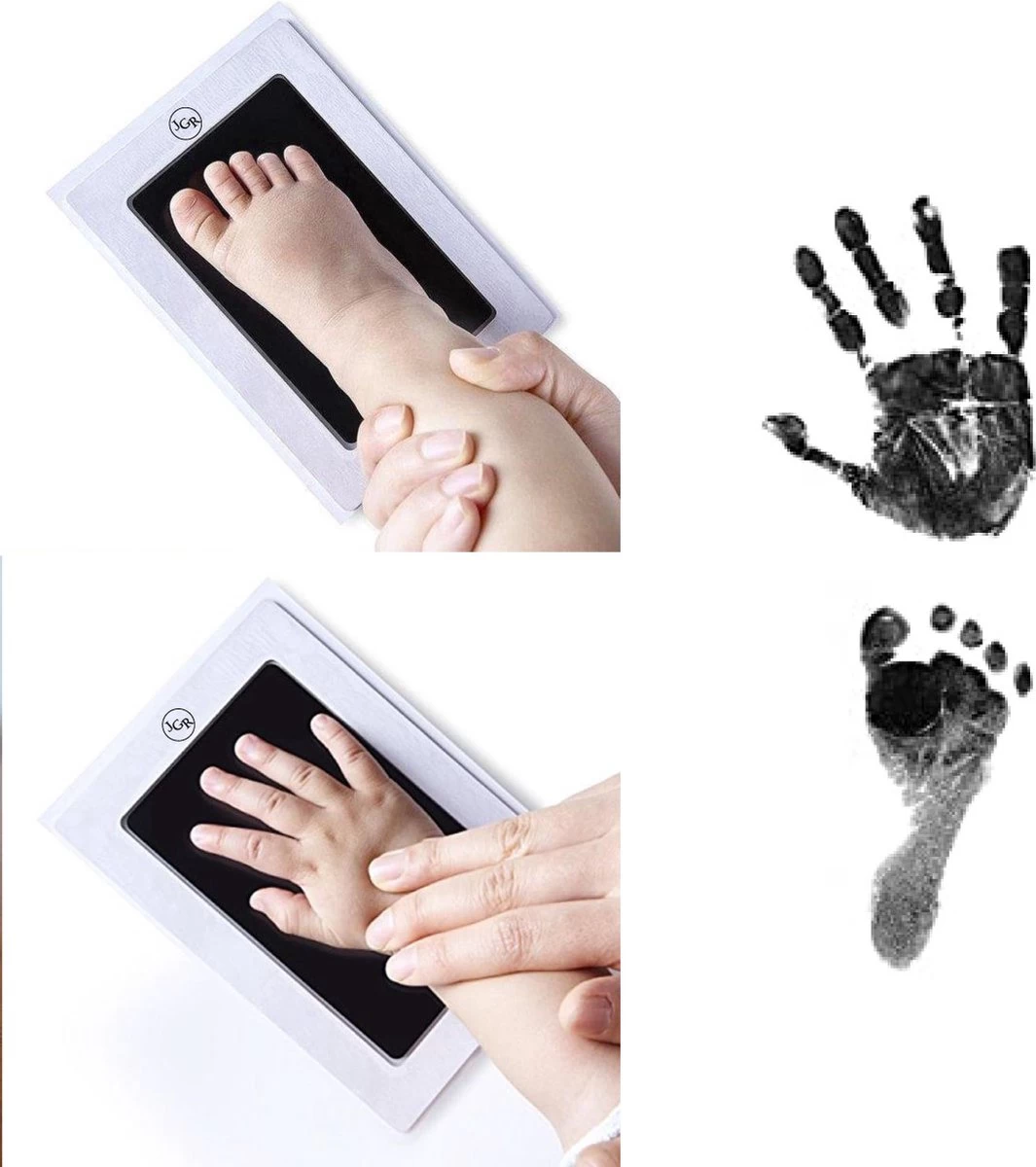 Baby Handafdruk - Baby Voetafdruk - Set - Baby Art - Kraamcadeau -Babyshower Cadeau – Inktafdruk – Inclusief Beschrijving Nederlands/Engels 9 Baby Handafdruk - Baby Voetafdruk - Set - Baby Art - Kraamcadeau -Babyshower Cadeau – Inktafdruk – Inclusief Beschrijving Nederlands/Engels - Afbeelding 9