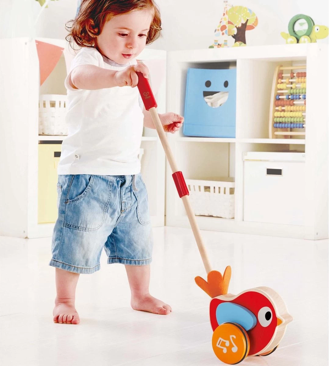 Hape Lilly Musical Stokroller Rood 56 Cm 4 Hape Lilly Musical Stokroller Rood 56 Cm - Afbeelding 4