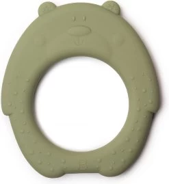 J.Børn Silicone Bijtring Beer - Sage - Bijtspeelgoed - Baby -Babyspeelgoed Winkel 1103x1200 1