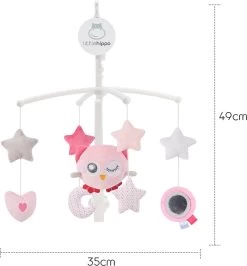 Little Hippo® Muziekmobiel - Boxmobiel 'Daisy' - Bedmobiel -Babyspeelgoed Winkel 1113x1200