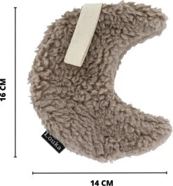 Louka Speendoekje Maan Bruin - Teddy Katoen - Speenknuffel -Babyspeelgoed Winkel 1118x1200