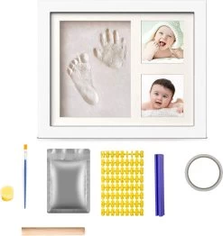 Baby Hand En Voetafdruk Kit - Hand- En Voetafdruk Fotolijst Set - Met Indruk Letters En Kwast En Verf - Baby Klei Afdruk - Babyshower Cadeaus - Kraamcadeau - Baby Gipsafdruk - 3D Baby Fotolijst - Unisex -Wit 8 Baby Hand En Voetafdruk Kit - Hand- En Voetafdruk Fotolijst Set - Met Indruk Letters En Kwast En Verf - Baby Klei Afdruk - Babyshower Cadeaus - Kraamcadeau - Baby Gipsafdruk - 3D Baby Fotolijst - Unisex -Wit -Babyspeelgoed Winkel 1132x1200 2