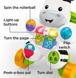 Fisher Price Fisher-Price Loop Met Mij Zebra - Looptrainer -Babyspeelgoed Winkel 1167x1200