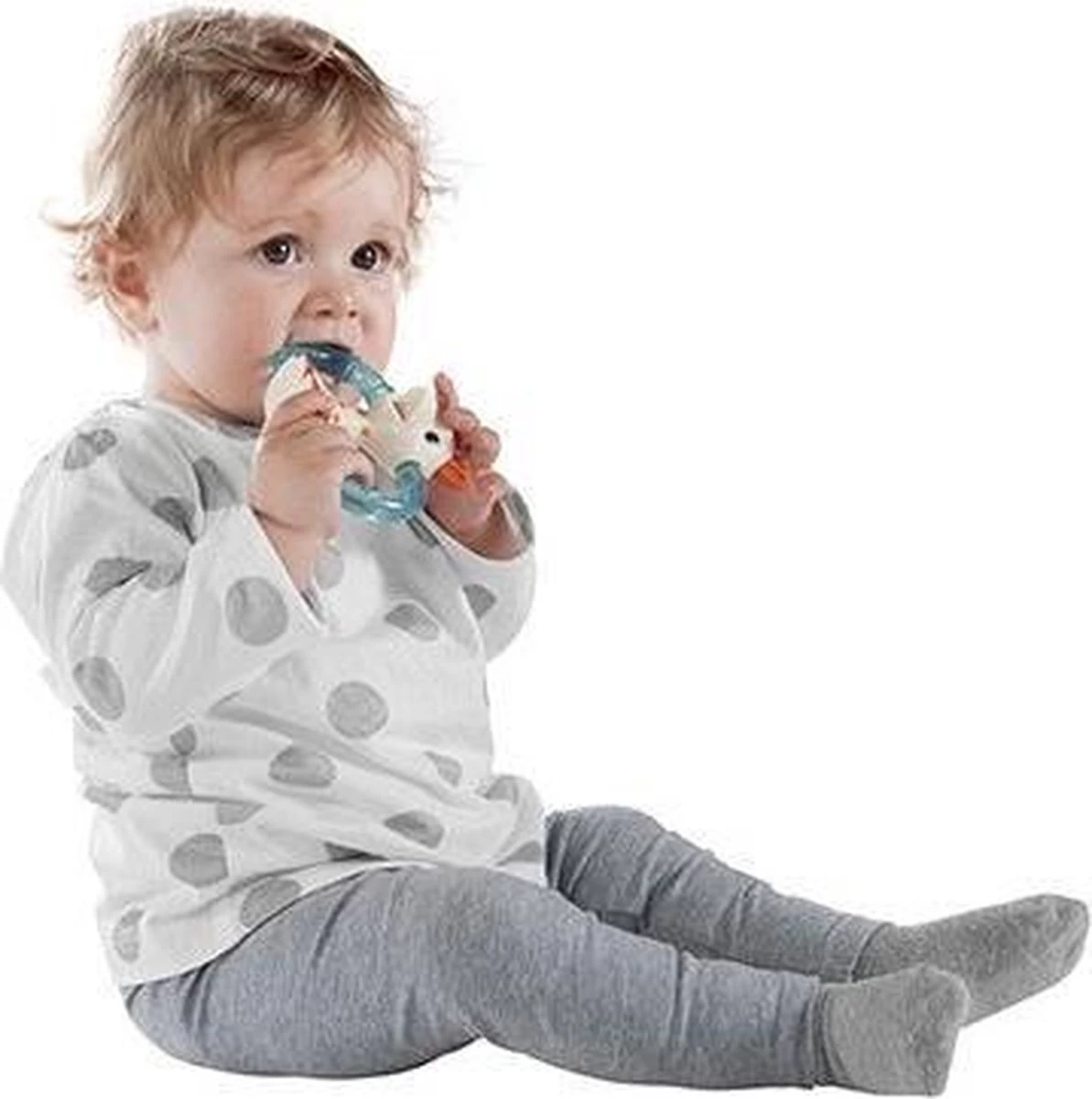 Sophie De Giraf - Dubbele Koelbijtring - In Geschenkdoos 3 Sophie De Giraf - Dubbele Koelbijtring - In Geschenkdoos - Afbeelding 3