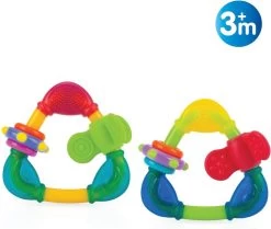 Nuby - Bijtspeelgoed - Bijtdriehoek - 3m+ -Babyspeelgoed Winkel 1200x1013