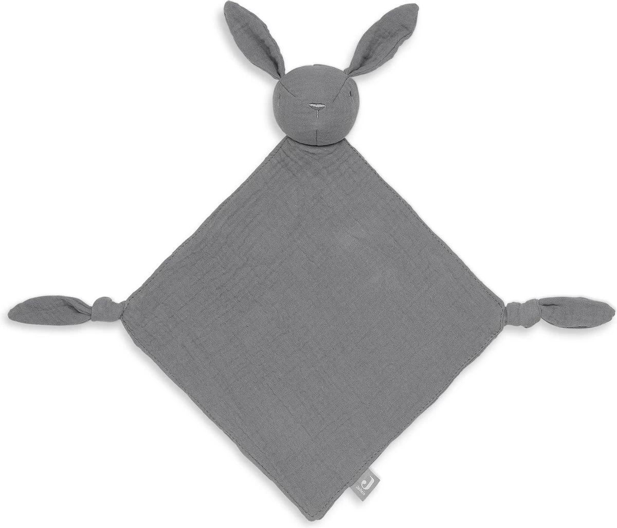 Jollein Speendoekje Bunny Ears - Storm Grey 2 Jollein Speendoekje Bunny Ears - Storm Grey - Afbeelding 2