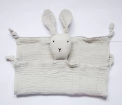 Knuffeldoekje Konijn Grijs