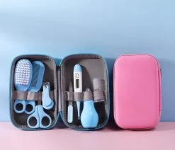 9-delige Baby Verzorgingsset - BLAUW - Baby Borstel - Baby Verzorgingsproducten - Nagelset - Manicure Set - Kraam Cadeau - GRATIS Opberg/-Reisdoosje -Babyspeelgoed Winkel 1200x1029 1