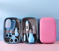9-delige Baby Verzorgingsset - ROZE - Baby Borstel - Baby Verzorgingsproducten - Nagelset - Manicure Set - Kraam Cadeau - GRATIS Opberg/-Reisdoosje -Babyspeelgoed Winkel 1200x1043