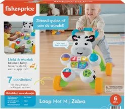Fisher Price Fisher-Price Loop Met Mij Zebra - Looptrainer -Babyspeelgoed Winkel 1200x1048