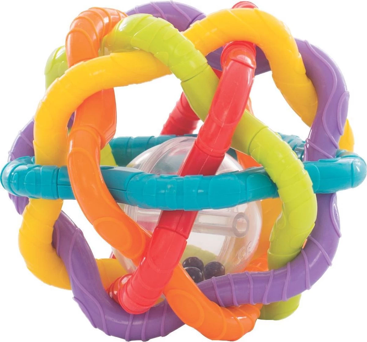 Playgro Buigbare Bendy Ball - Grijp- En Bijtspeelgoed - Incl Rammelaar - Activiteitenbal 1 Playgro Buigbare Bendy Ball - Grijp- En Bijtspeelgoed - Incl Rammelaar - Activiteitenbal