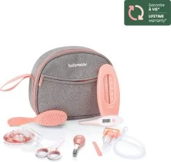 Babymoov 9-delige Babyverzorgingsset Aqua Perzikkleur En Grijs