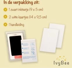IvyBee Baby Voetafdruk En Handafdruk Zwart Inktafdruk - Kraamcadeau Babyshower Moederdag - 1 Stuk Voet Hand Afdruk 6 IvyBee Baby Voetafdruk En Handafdruk Zwart Inktafdruk - Kraamcadeau Babyshower Moederdag - 1 Stuk Voet Hand Afdruk -Babyspeelgoed Winkel 1200x1133 3