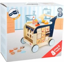 Baby Walvis Loopwagen - Houten Speelgoed Vanaf 1 Jaar -Babyspeelgoed Winkel 1200x1149