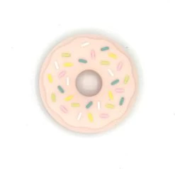 Donut Bijtketting Kauwsieraad - Roze -Babyspeelgoed Winkel 1200x1156