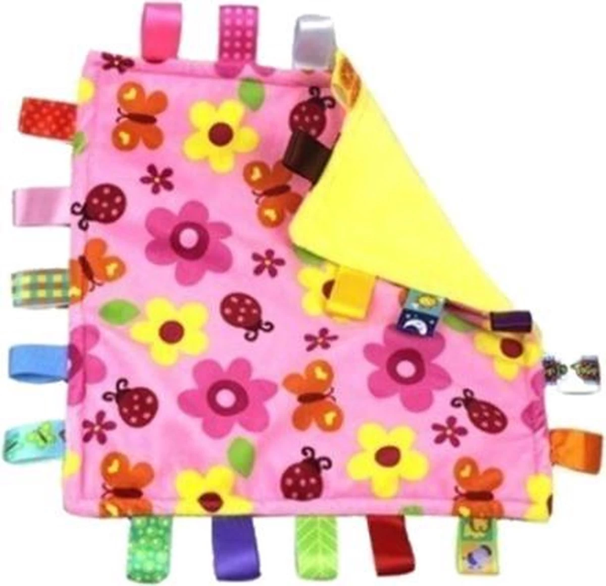 Woezy - Labeldoek Liv - Knuffeldoekje - Labels - Stof - Kraamcadeau - Baby 1 Woezy - Labeldoek Liv - Knuffeldoekje - Labels - Stof - Kraamcadeau - Baby