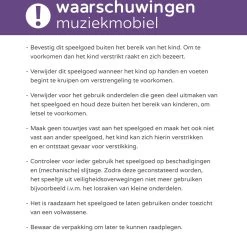 Prénatal Muziekmobiel - Dino Thema - Baby Box Accessoires – Boxmobiel - Roze/Multikleur -Babyspeelgoed Winkel 1200x1164 3