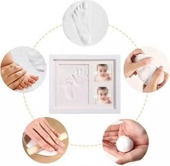 Baby Hand En Voetafdruk Kit - Hand- En Voetafdruk Fotolijst Set - Met Indruk Letters En Kwast En Verf - Baby Klei Afdruk - Babyshower Cadeaus - Kraamcadeau - Baby Gipsafdruk - 3D Baby Fotolijst - Unisex -Wit 10 Baby Hand En Voetafdruk Kit - Hand- En Voetafdruk Fotolijst Set - Met Indruk Letters En Kwast En Verf - Baby Klei Afdruk - Babyshower Cadeaus - Kraamcadeau - Baby Gipsafdruk - 3D Baby Fotolijst - Unisex -Wit -Babyspeelgoed Winkel 1200x1170 3