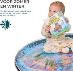 Pukla® XXL Waterspeelmat Voor Baby - Watermat - Speelmat - Kraamcadeau - Baby Geschenkset - Tummy Time -Babyspeelgoed Winkel 1200x1174