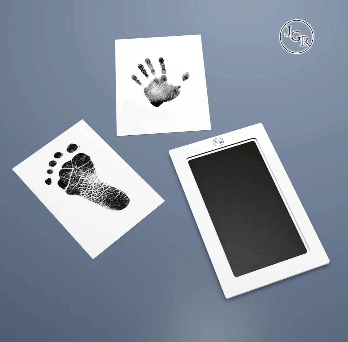 Baby Handafdruk - Baby Voetafdruk - Set - Baby Art - Kraamcadeau -Babyshower Cadeau – Inktafdruk – Inclusief Beschrijving Nederlands/Engels 2 Baby Handafdruk - Baby Voetafdruk - Set - Baby Art - Kraamcadeau -Babyshower Cadeau – Inktafdruk – Inclusief Beschrijving Nederlands/Engels - Afbeelding 2