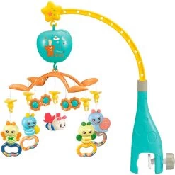 Allerion Muziekmobiel Color – Boxmobiel Voor Baby – Met Muziek – Draait Rond – Voor Jongens En Meisjes