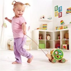 Hape Houten Walk-A-Long Slak Trekdier -Babyspeelgoed Winkel 1200x1200 11