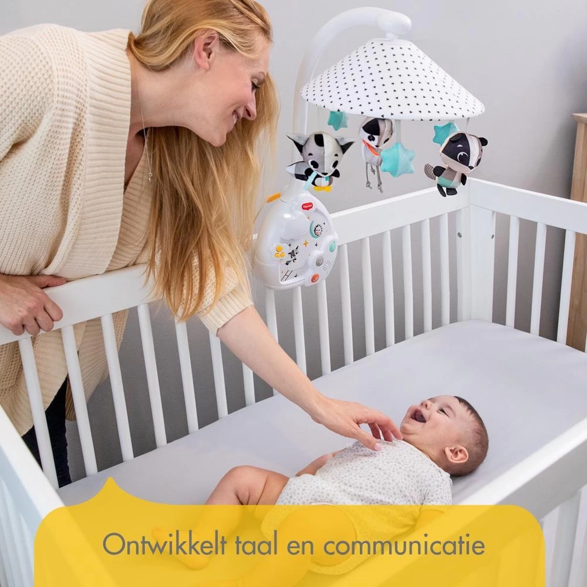 Tiny Love Magical Night 3-in-1 Muziekmobiel Met Projector - Magical Tales - Zwart/Wit 5 Tiny Love Magical Night 3-in-1 Muziekmobiel Met Projector - Magical Tales - Zwart/Wit - Afbeelding 5