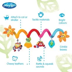 Playgro Boxspiraal Amazing Garden Twirly Whirly - Kinderwagen Speeltje - Activiteitenspiraal -Babyspeelgoed Winkel 1200x1200 220