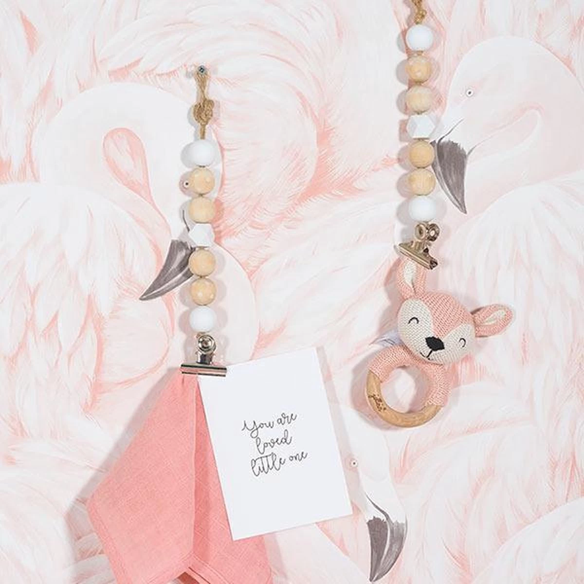 Jollein Bijtring Deer - Pale Pink 6 Jollein Bijtring Deer - Pale Pink - Afbeelding 6