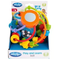 Playgro Speel En Leerbal - Grijp- En Bijtspeelgoed - Klikklak Geluiden - Spiegeltje - Kralen - Cilinder Met Rattelende Ballen -Babyspeelgoed Winkel 1200x1200 256