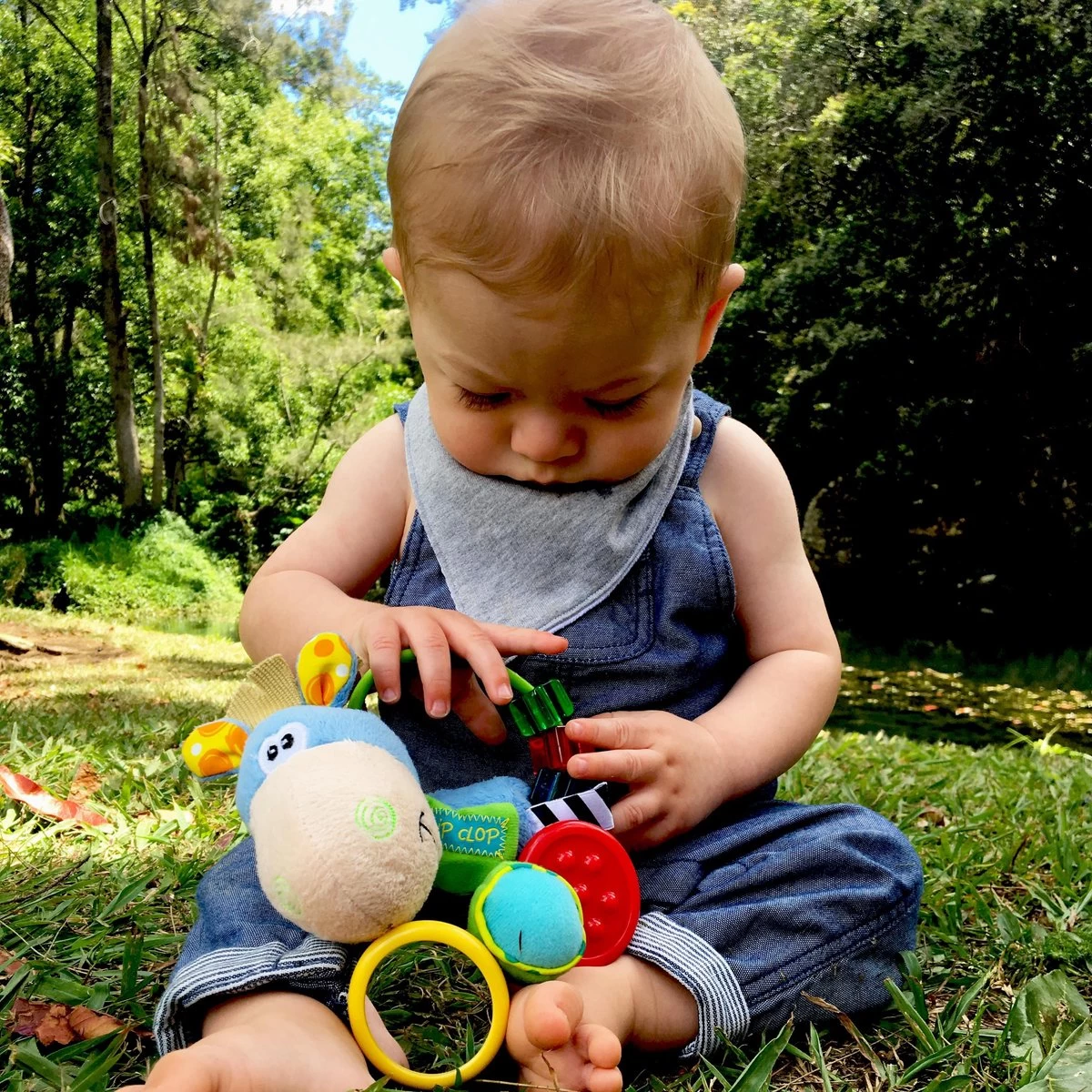 Playgro Clip Clop Rammelaar - Blauw - Activiteitenspeeltje - Kraamkado 8 Playgro Clip Clop Rammelaar - Blauw - Activiteitenspeeltje - Kraamkado - Afbeelding 8