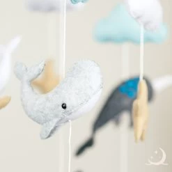 Wavy Dreams - Boxmobiel - Dieren Mobiel Babykamer - Mobiel Baby - Kraamcadeau - Baby Cadeau Jongen - Baby Mobiel - Blue Waves -Babyspeelgoed Winkel 1200x1200 378