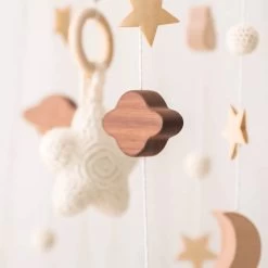 Baby Mobiel Sterren + Houten Mobiel Houder - Boxmobiel – Babyshower Cadeau Baby Mobiel – Wieg Mobiel – Kraamcadeau -Babyspeelgoed Winkel 1200x1200 392
