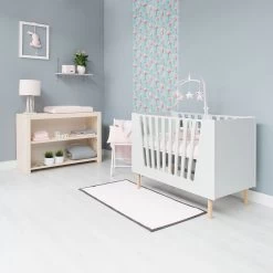 Baby's Only Muziekmobiel Baby - Boxmobiel - Classic Roze/Baby Roze/Wit - Gebreide Figuurtjes - Muziek Speelgoed - Melodie 'It's A Small World' -Babyspeelgoed Winkel 1200x1200 446