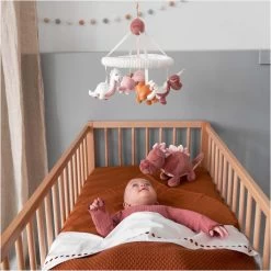 Prénatal Muziekmobiel - Dino Thema - Baby Box Accessoires – Boxmobiel - Roze/Multikleur -Babyspeelgoed Winkel 1200x1200 457