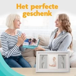 Baby Fotolijst Met Klei Voetafdruk & Handafdruk – Kraamcadeau Babyshower - Gipsafdruk Baby - Kraampakket/Geboorte Cadeau -Babyspeelgoed Winkel 1200x1200 559