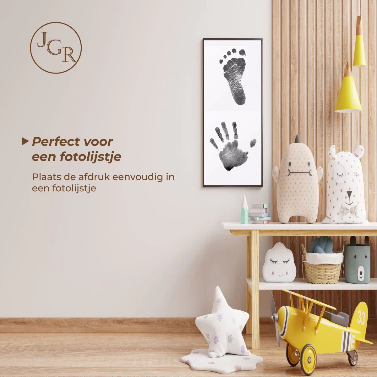 Baby Handafdruk - Baby Voetafdruk - Set - Baby Art - Kraamcadeau -Babyshower Cadeau – Inktafdruk – Inclusief Beschrijving Nederlands/Engels 5 Baby Handafdruk - Baby Voetafdruk - Set - Baby Art - Kraamcadeau -Babyshower Cadeau – Inktafdruk – Inclusief Beschrijving Nederlands/Engels - Afbeelding 5