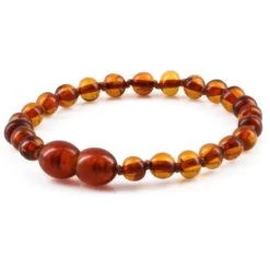 Merkloos Life Fashion - Barnsteen Baby Armband - 12 CM - Cognac - Amber Baby Armband - Pijn Verminderend Doorkomende Tandjes - Barnsteen Lithouwen - Baltisch Barnsteen -Babyspeelgoed Winkel 1200x1200 569