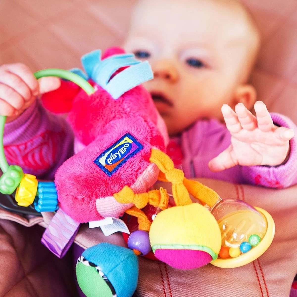 Playgro Clip Clop Rammelaar - Roze - Activiteitenspeeltje - Kraamkado 13 Playgro Clip Clop Rammelaar - Roze - Activiteitenspeeltje - Kraamkado - Afbeelding 13