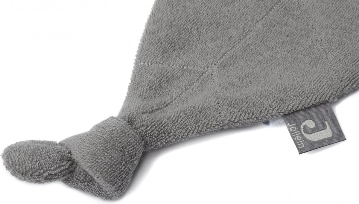 Jollein Speendoekje Badstof Leaf - Storm Grey 5 Jollein Speendoekje Badstof Leaf - Storm Grey - Afbeelding 5