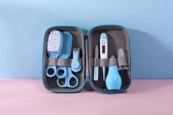 9-delige Baby Verzorgingsset - BLAUW - Baby Borstel - Baby Verzorgingsproducten - Nagelset - Manicure Set - Kraam Cadeau - GRATIS Opberg/-Reisdoosje -Babyspeelgoed Winkel 1200x799 19