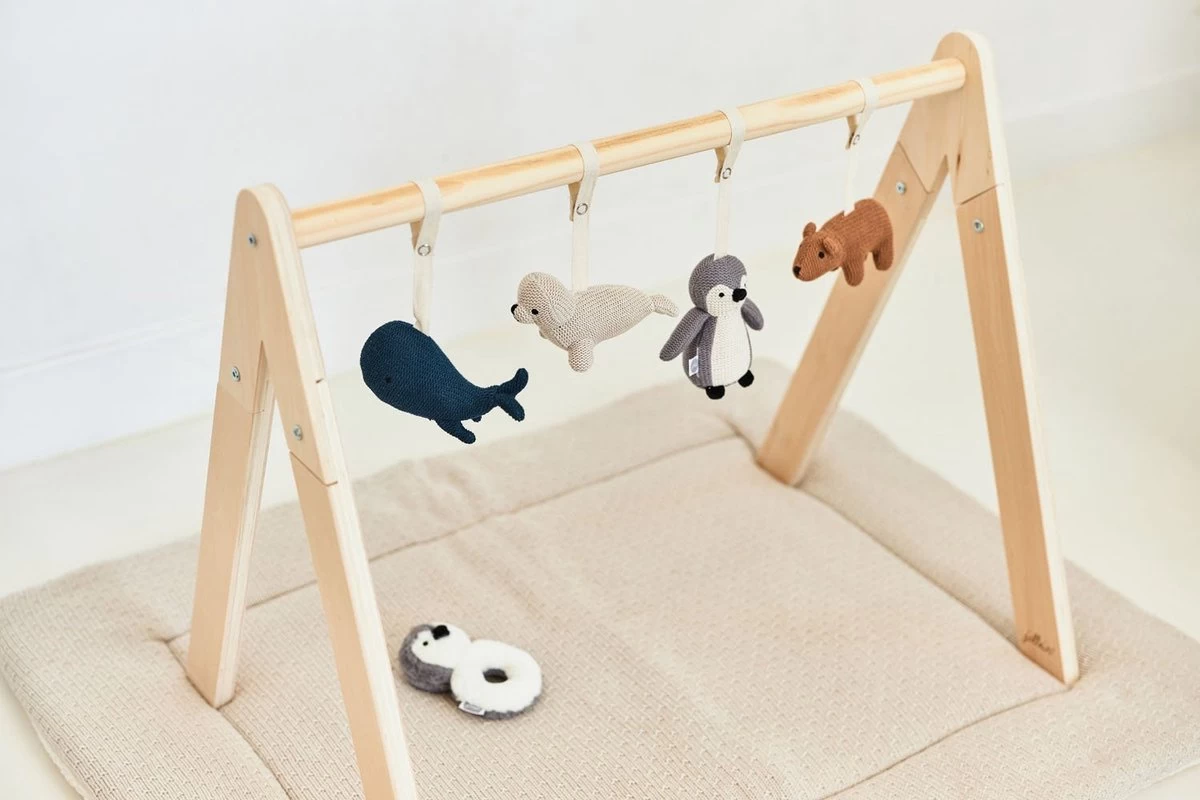 Jollein Babygym Speeltjes - Moon - Nougat - 4 Stuks 12 Jollein Babygym Speeltjes - Moon - Nougat - 4 Stuks - Afbeelding 12