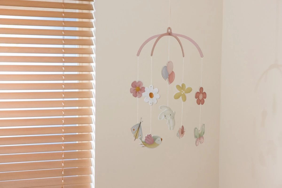 Little Dutch Mobiel Flowers & Butterflies 2 Little Dutch Mobiel Flowers & Butterflies - Afbeelding 2