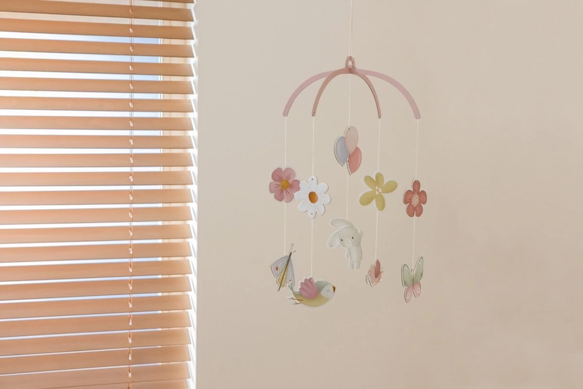 Little Dutch Mobiel Flowers & Butterflies 3 Little Dutch Mobiel Flowers & Butterflies - Afbeelding 3