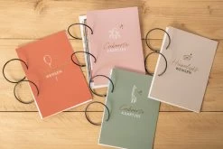 Bewaarbundel Geboorte Kaartjes - Great Memories - Roze - Design Octopus Met Goudfolie -Babyspeelgoed Winkel 1200x800 72