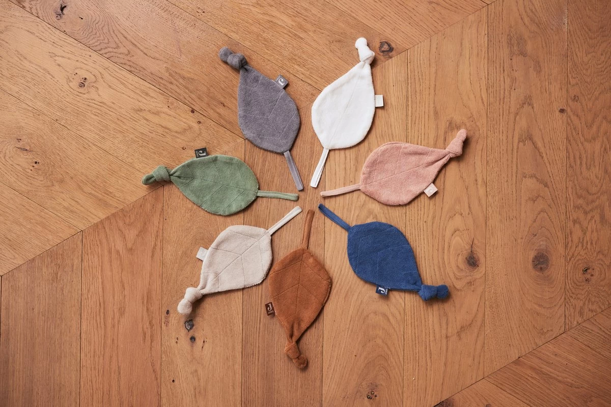 Jollein Speendoekje Badstof Leaf - Storm Grey 4 Jollein Speendoekje Badstof Leaf - Storm Grey - Afbeelding 4