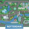 Speelkleed Rotterdam City-Play - Autokleed - Verkeerskleed - Speelmat Rotterdam
